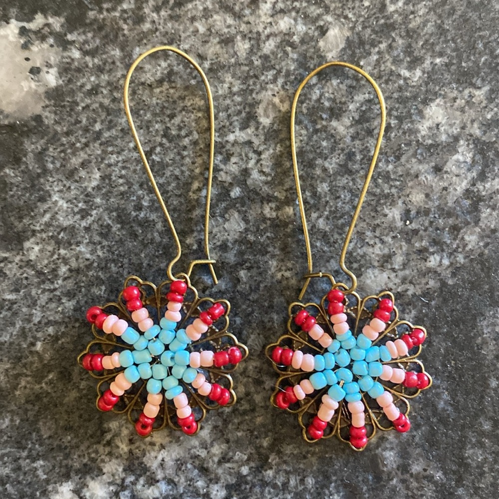Ornate Earrings, vintage style